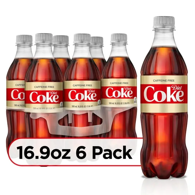 Caffeine Free Diet Coke, 16.9 fl oz, 6 Pack