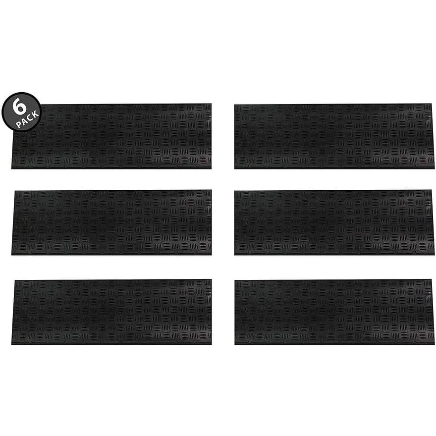 Rubber Stair Treads Non-Slip Outdoor 35”x10” 5-Pack – Anti-Slip Step Mat with...