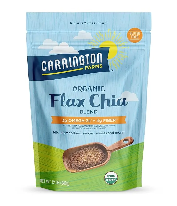 Carrington Farms Flax Chia Blend, Organic - 12 oz