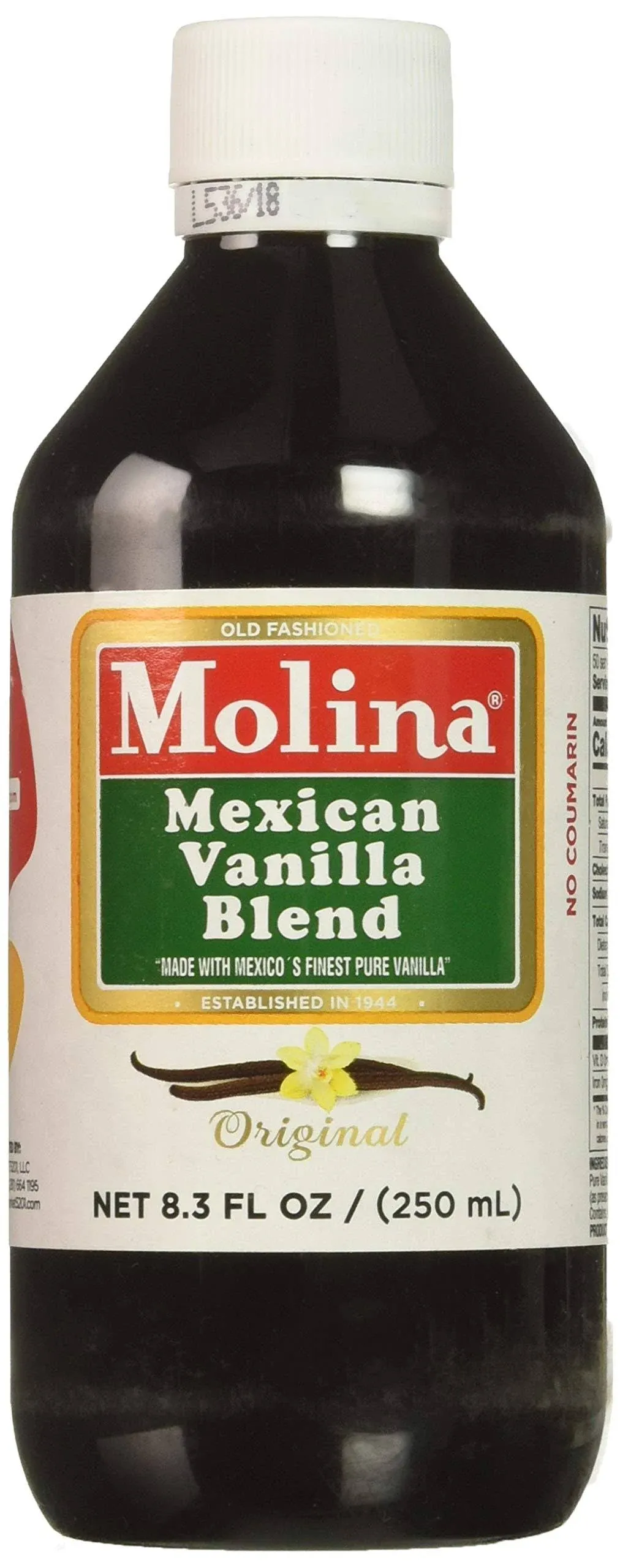 Molina Mexican Vanilla Blend - 8.4 oz bottle