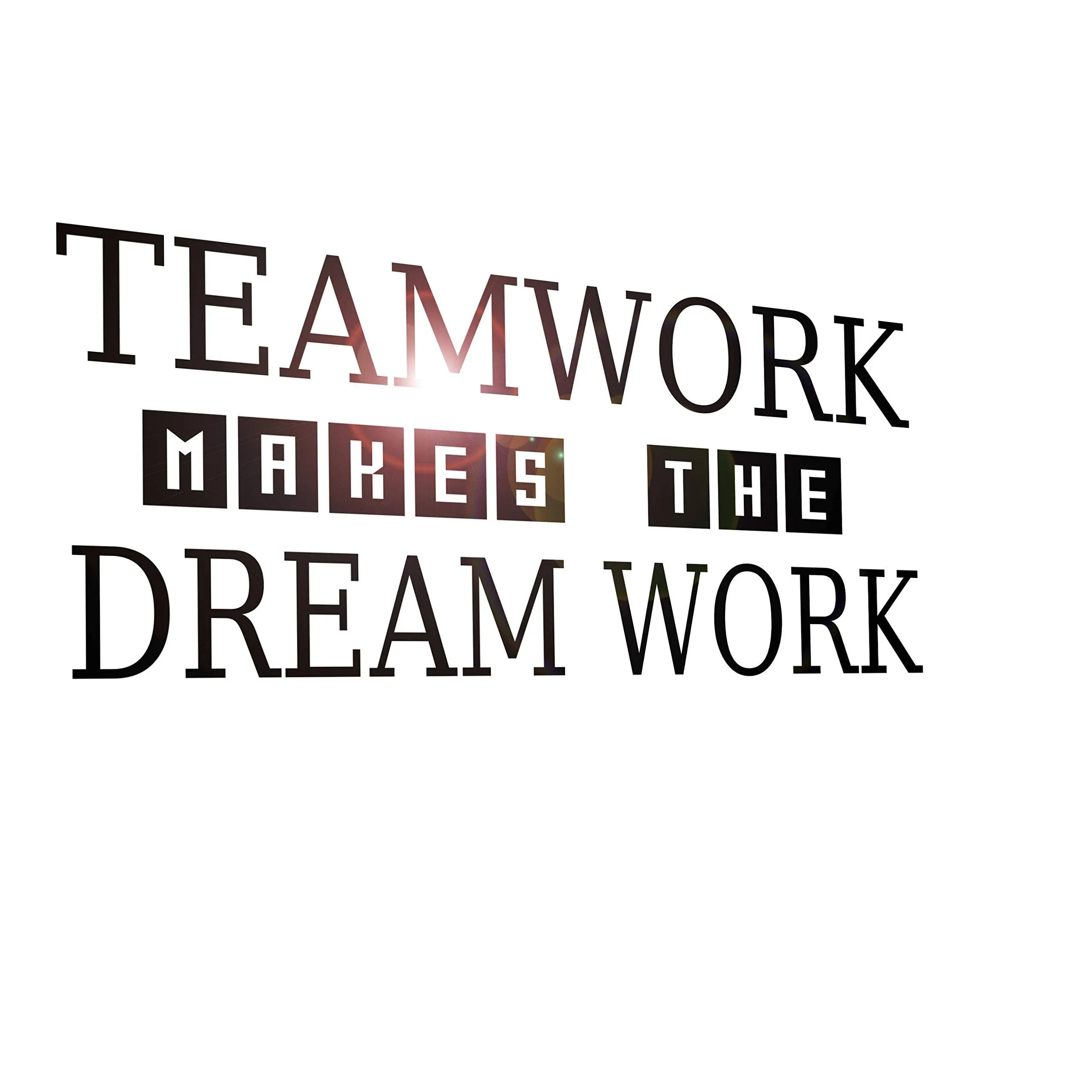 Vinyl Wall Decal Stickers Motivation Quote Words Inspiring Teamwork Dream 2331ig