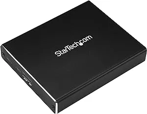 StarTech.com Sm22bu31c3r Dual Drive M.2 SATA Enclosure Raid USB 3.1 GE