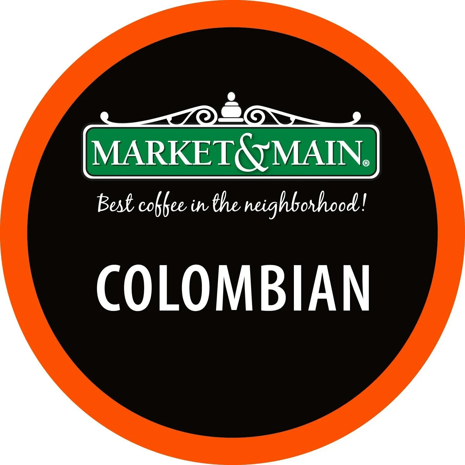 Market &amp; Main One Cup, Colombian, Compatible with Keurig K-cup Brewers, 80 Co...