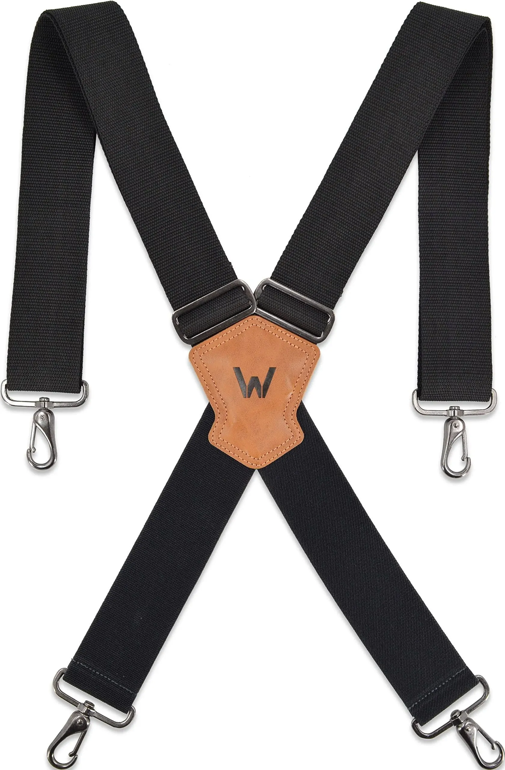 2Inch Men's Heavy Duty Suspenders w/ Hooks For jeans