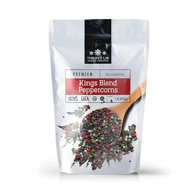 The Spice Lab 5 Pepper Rainbow Peppercorn - Mixed Peppercorns with Pimenta (All Spice)