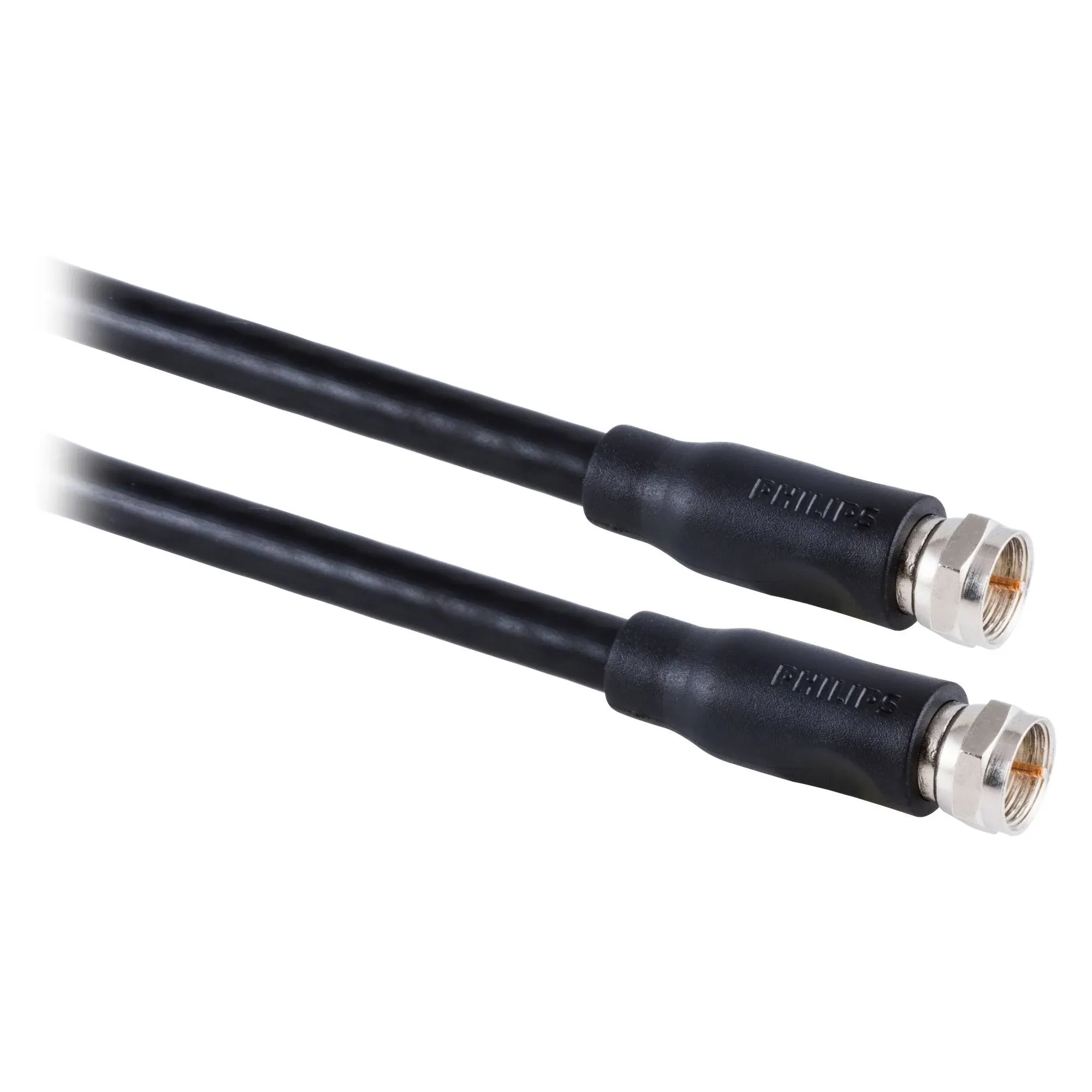 Philips 25 ft. RG6 Coaxial Cable Black