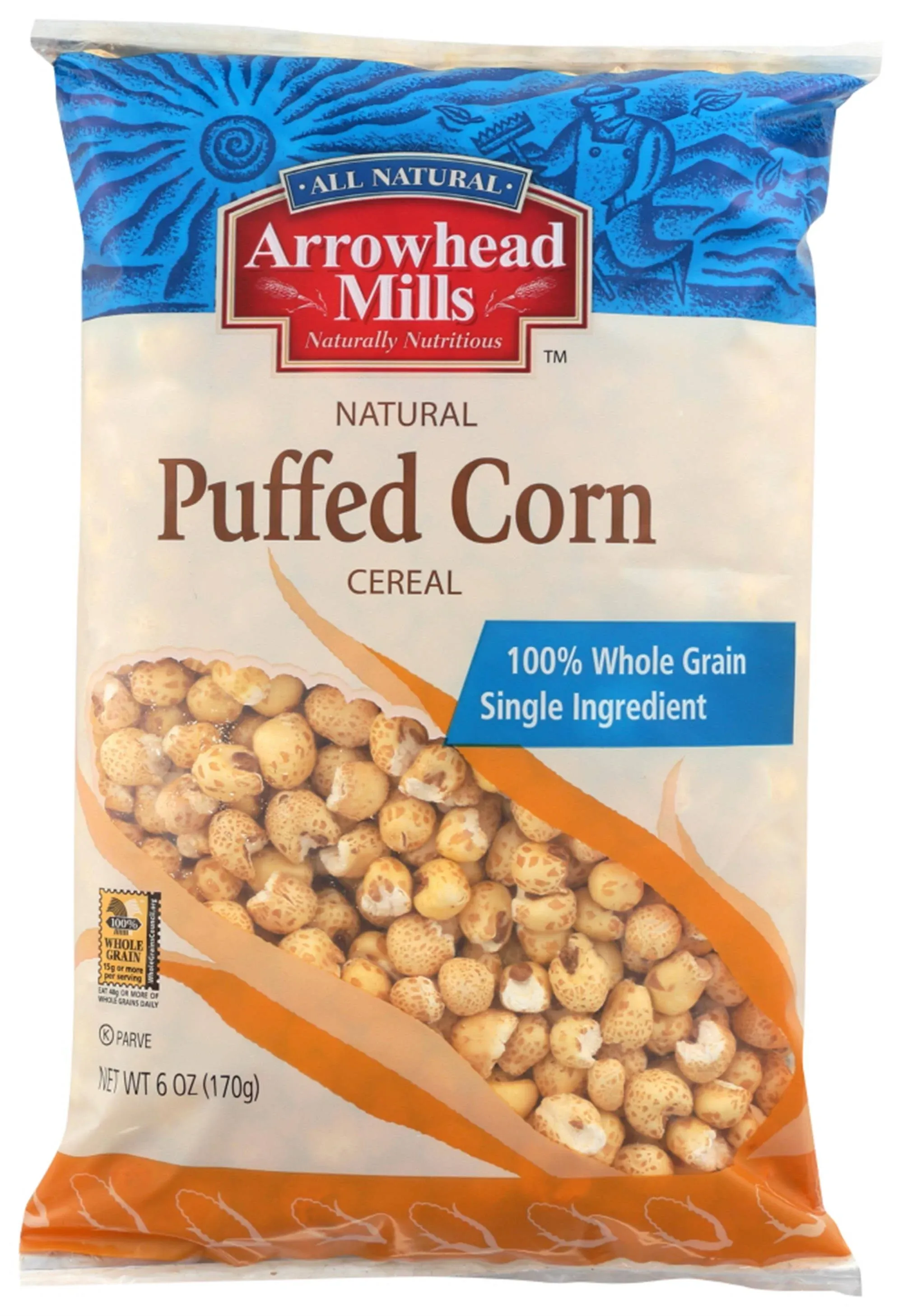 Arrowhead Mills Natural Puffed Corn Cereal 6 oz