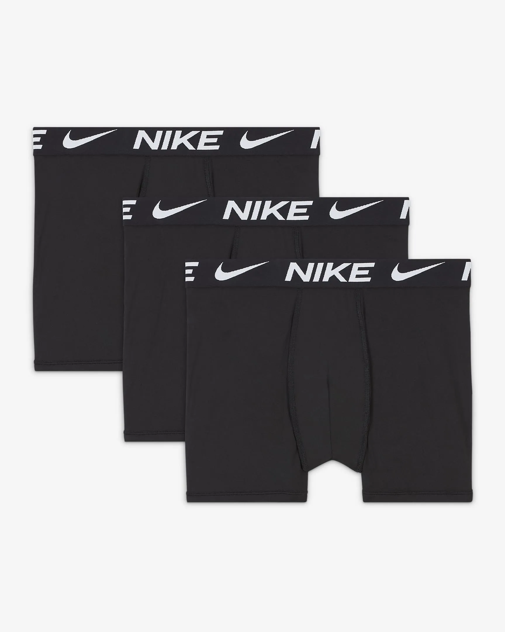 Nike Boys 8-20 3-Pack of Boxer Briefs, Red, Medium