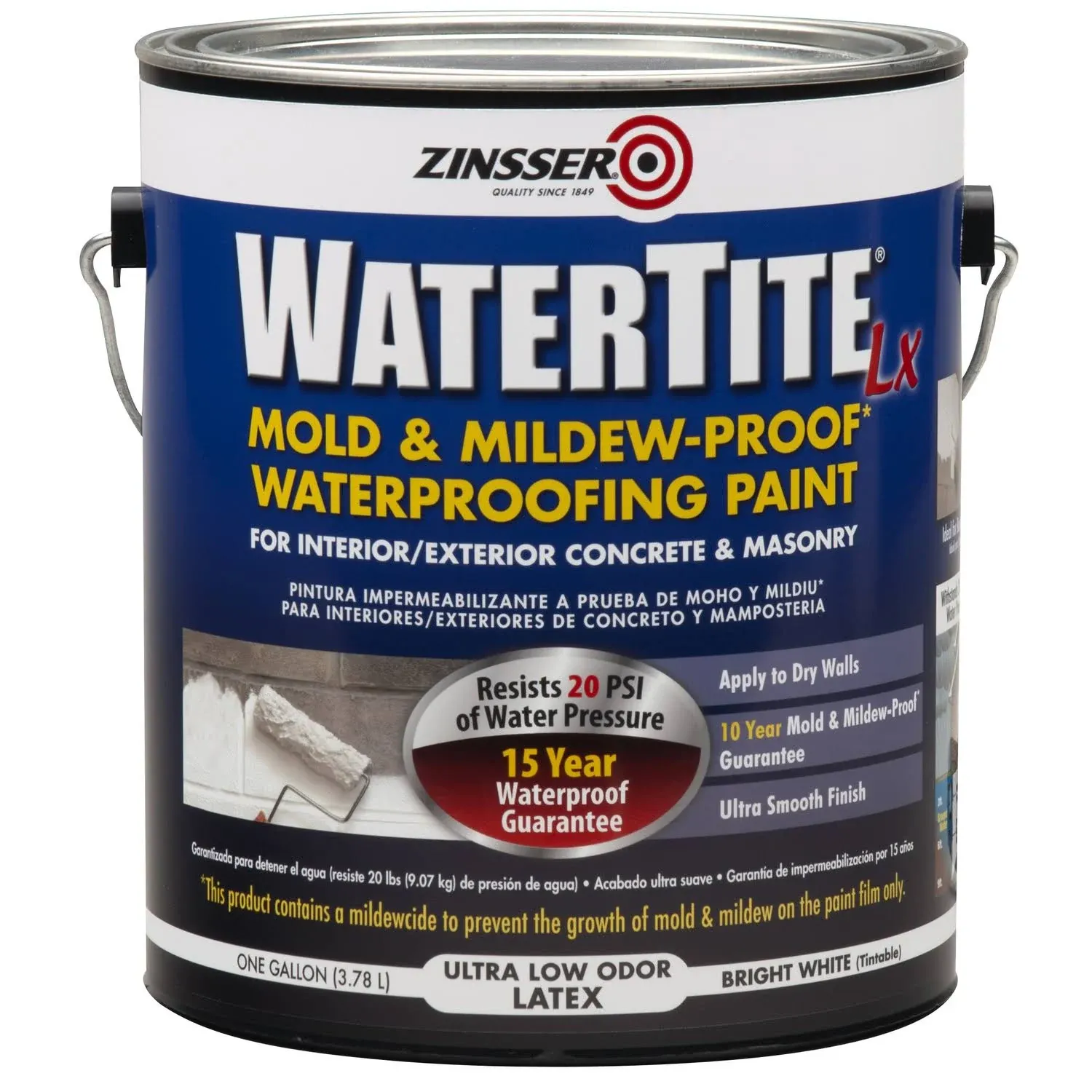 Zinsser 270267 1 gal. Mold and Mildew Paint White