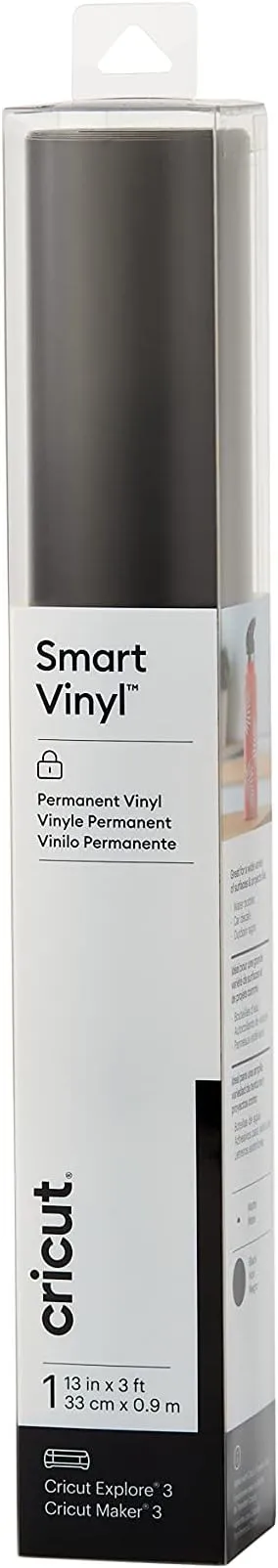 Cricut 3 ft. Smart Vinyl Permanent, Black