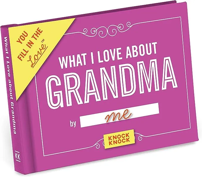 Knock Knock What I Love About Grandma Fill in Book