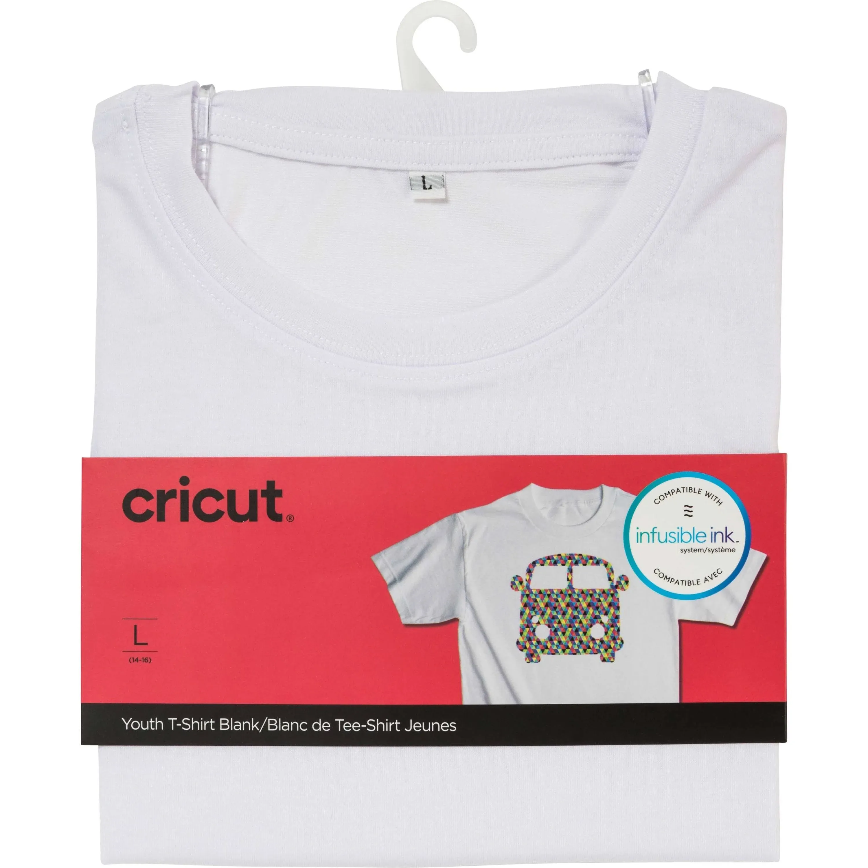 Cricut Youth Crew Neck T-Shirt Blank Large