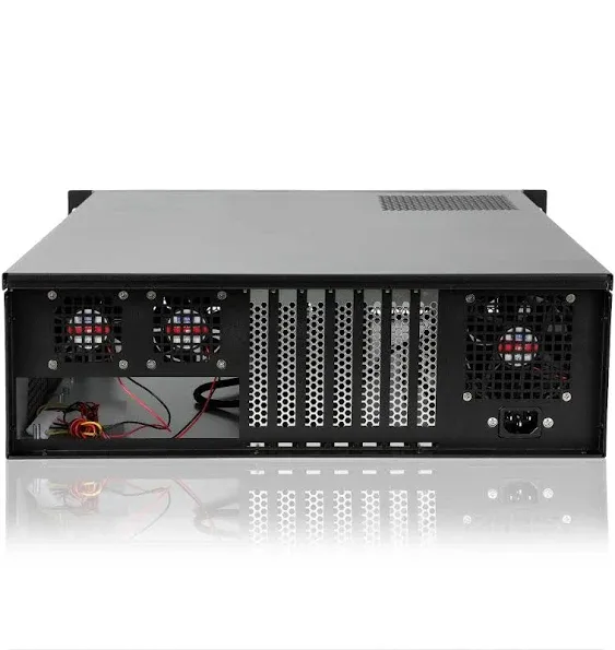 RackChoice 3u Rackmount Server Chassis EATX/ATX/MATX with 4x5.25 + 6x3.5 Support ATX PSU with Either top or Side Cooling