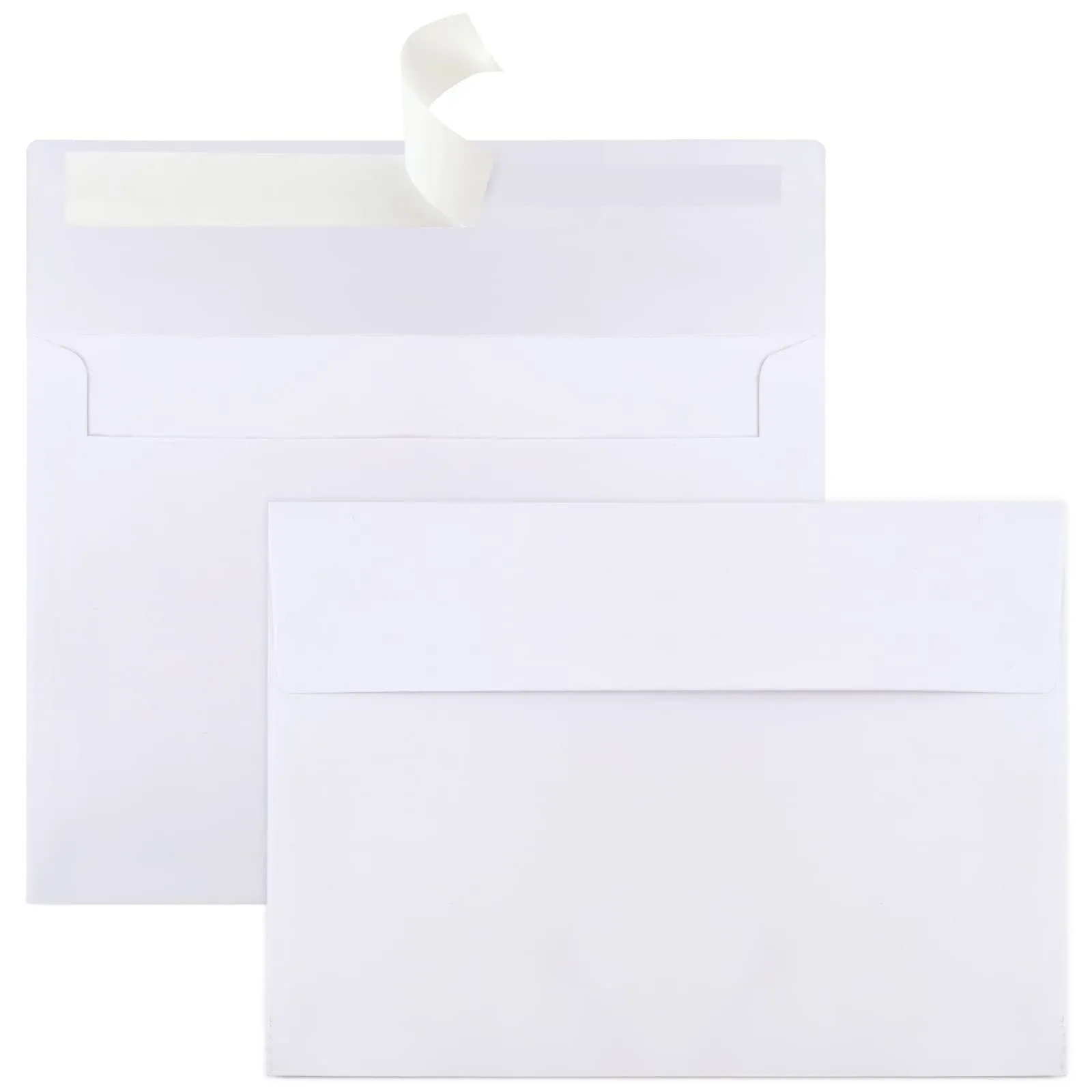 Joyberg 50 Packs 5x7 Envelopes White A7 Envelopes 5x7 Envelopes for Invitations ...