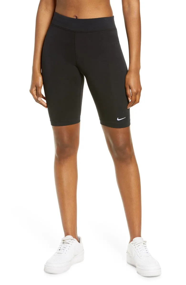 Nike Women's Sportswear Essential Mid-Rise Bike Shorts (Plus Size), 1X - 3X