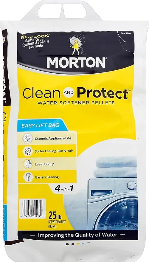 Morton Clean Protect Water Softener Salt Pellets