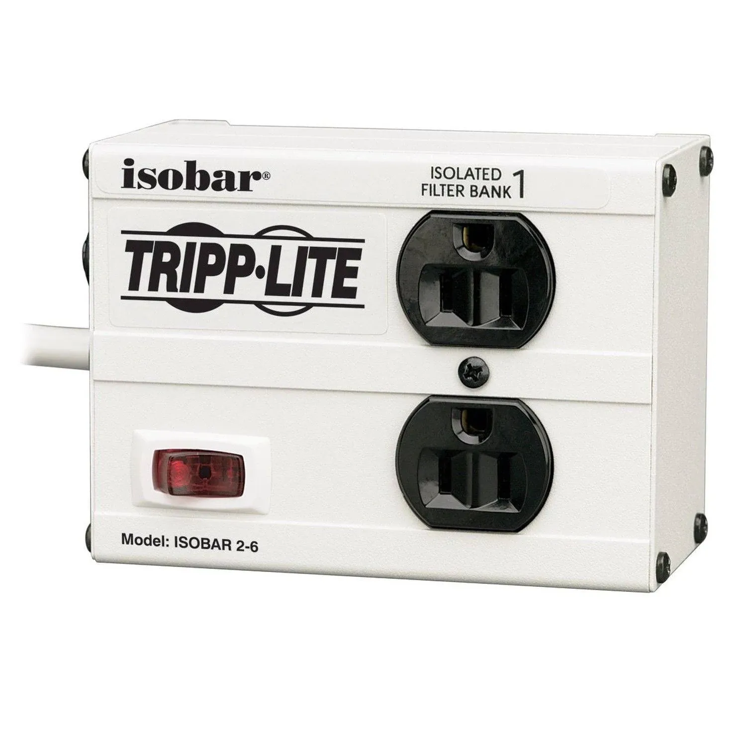 Tripp Lite ISOBAR2-6 2 Outlet Isobar Surge Protector