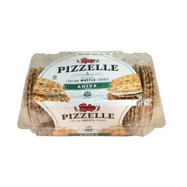 Pizzelle, Italian Style Lemon Flavor Cookies, 7oz