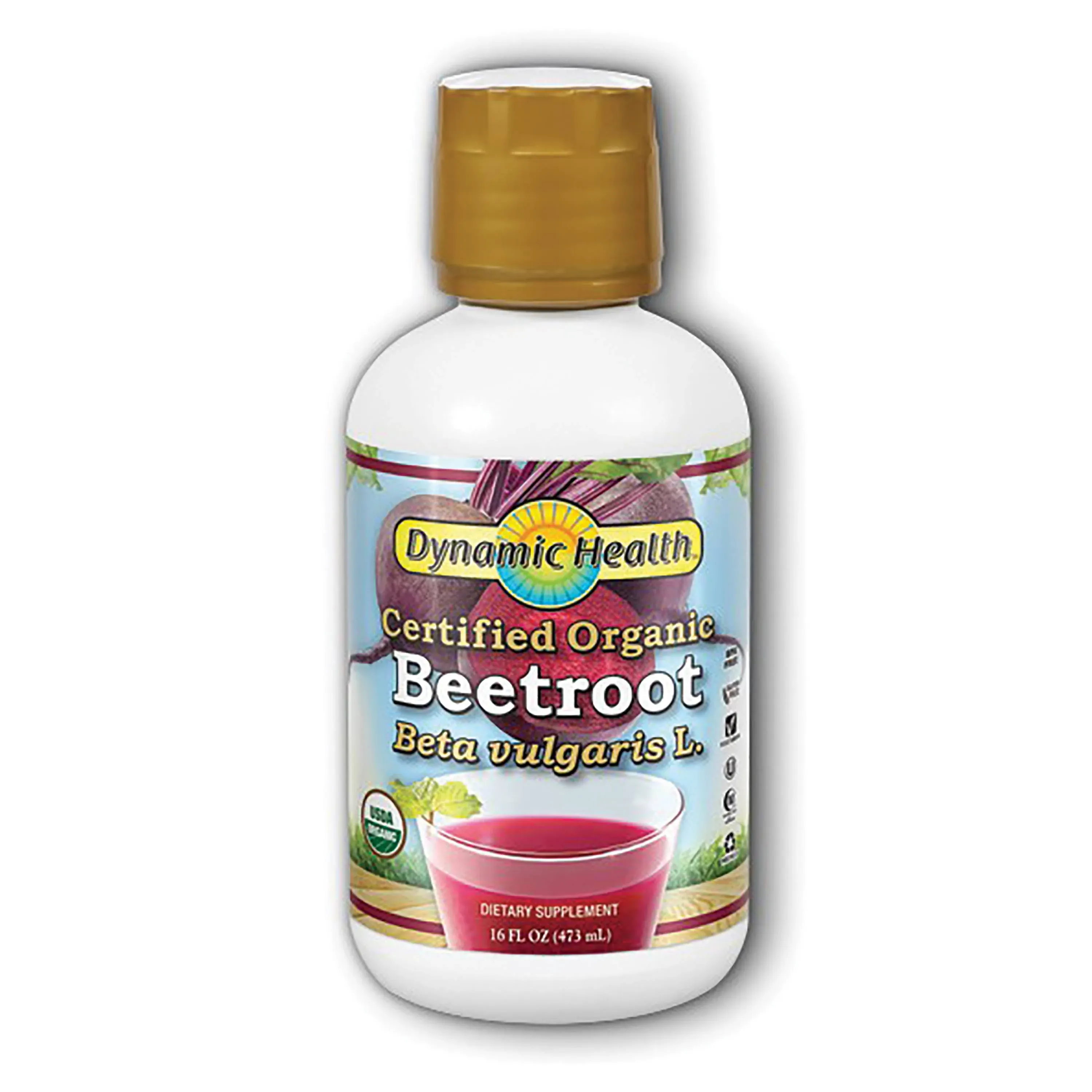 Dynamic Health - Certified Organic Beetroot Juice - 16 fl. oz.