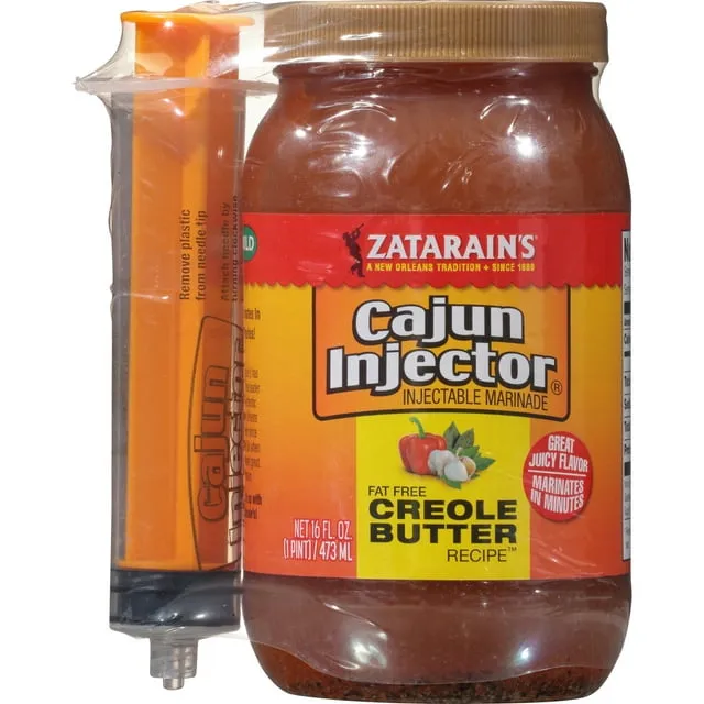 Zatarain's Cajun Injector Creole Butter Recipe Injectable Marinade