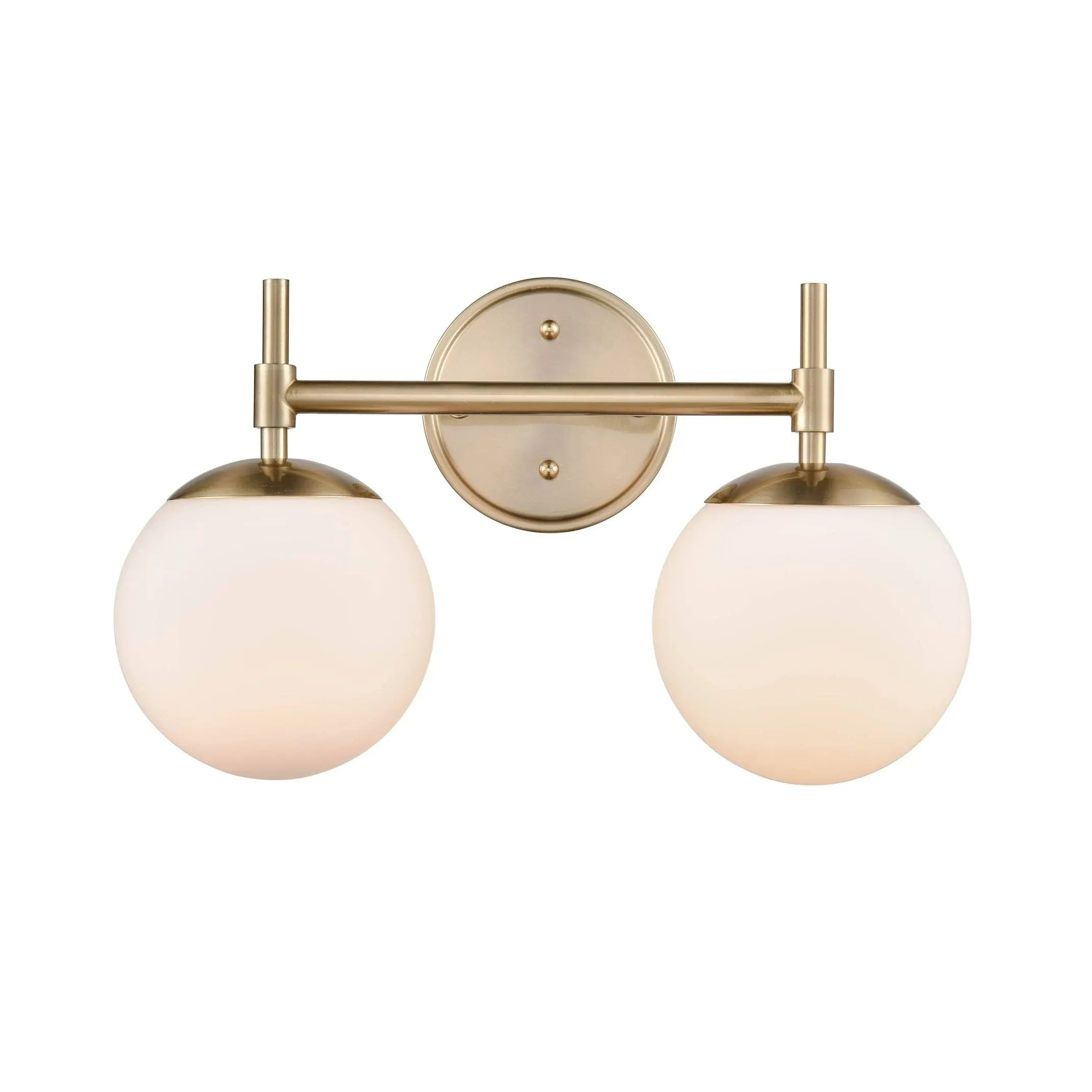 Millennium Lighting 2 Light Vanity, Modern Gold/Opal - 30302-MG