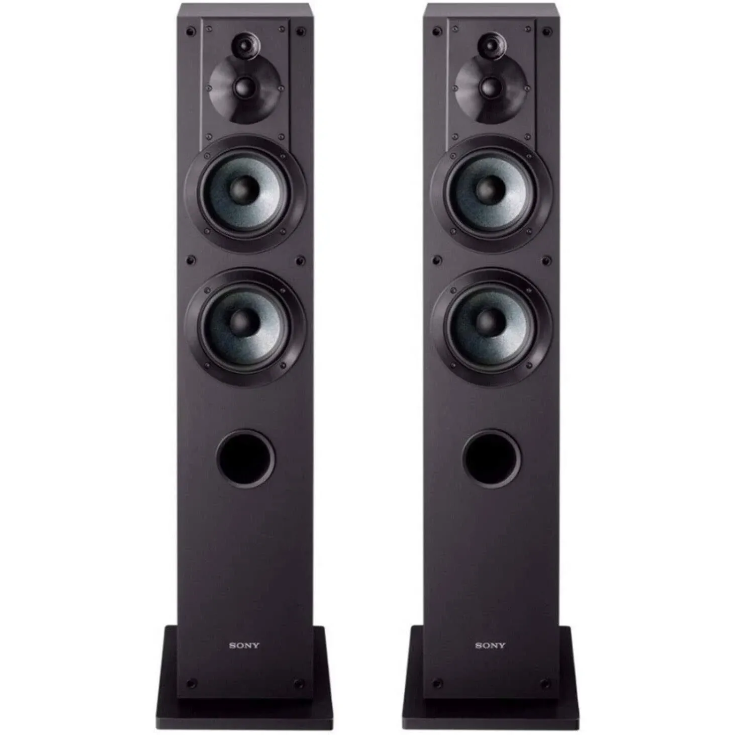 Sony SS-CS3 3-Way 4-Driver Floor-Standing Speaker System -Sold Individually (Renewed)