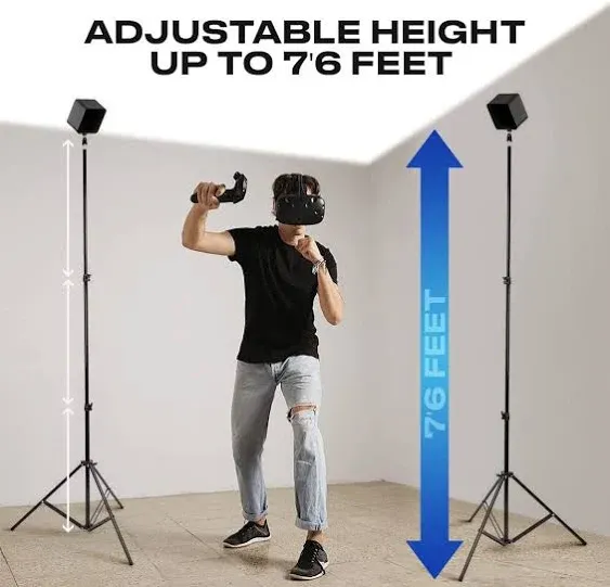 Skywin VR Tripod Stand Compatible with SteamVR Base Station 2.0 - Sensor Stand and Base Station for Vive Sensors or Oculus Rift Constellation (2-Pack) [video game]