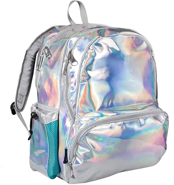 Wildkin Unisex Child Travel Backpacks, Holographic, Large