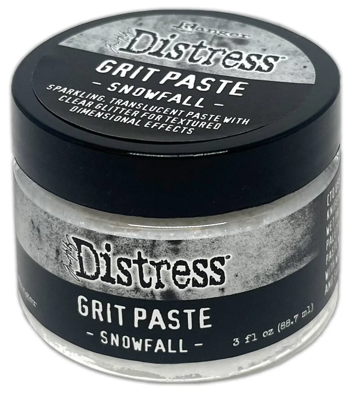 Tim Holtz Distress Grit Paste 3Oz-Snowfall