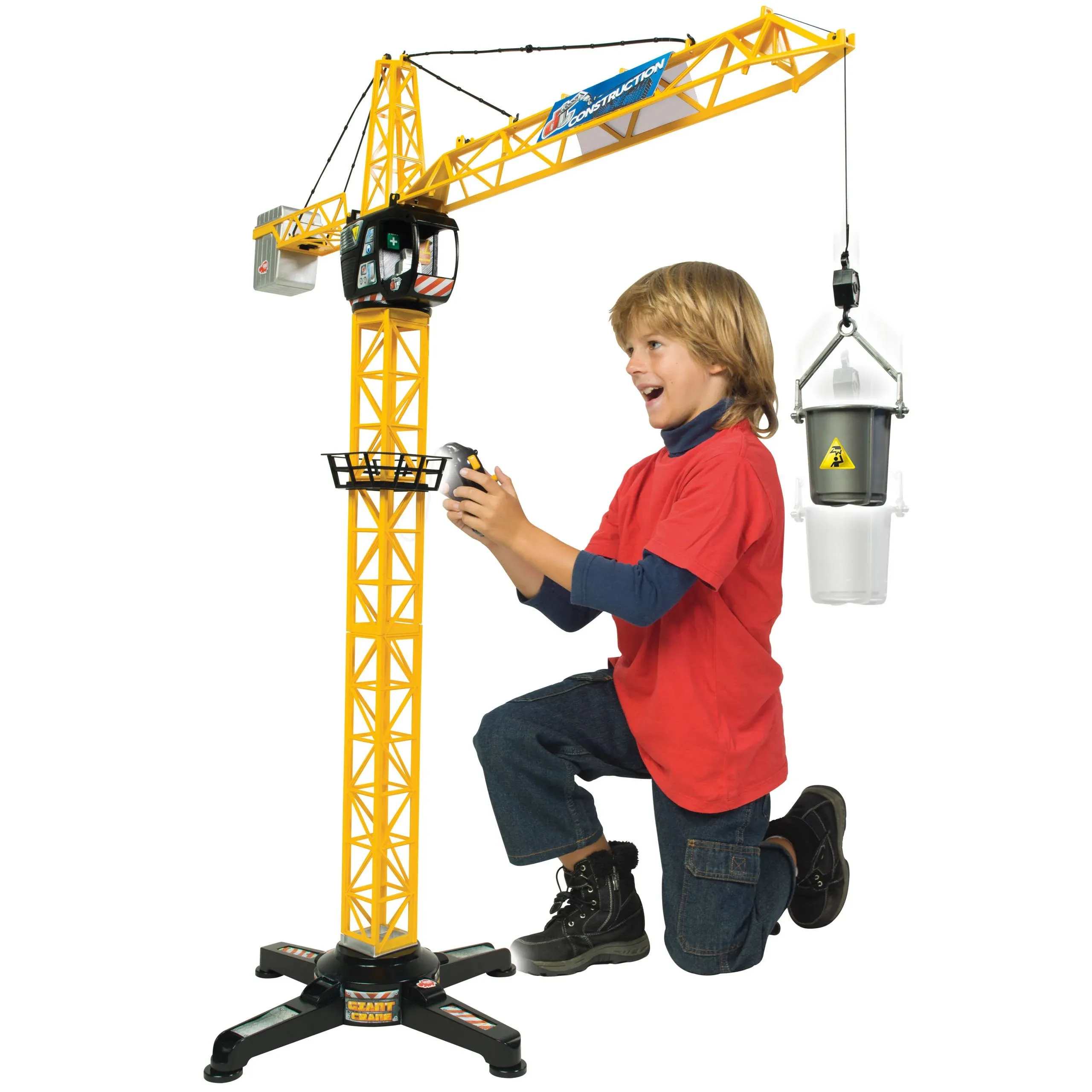 Dickie Toys 40" Giant Crane Playset , Yellow