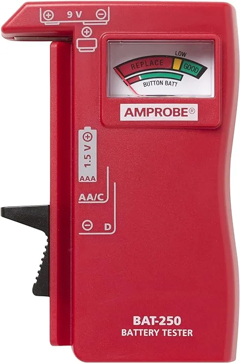 Amprobe BAT-250 Battery Tester, Analogue (BAT-250)