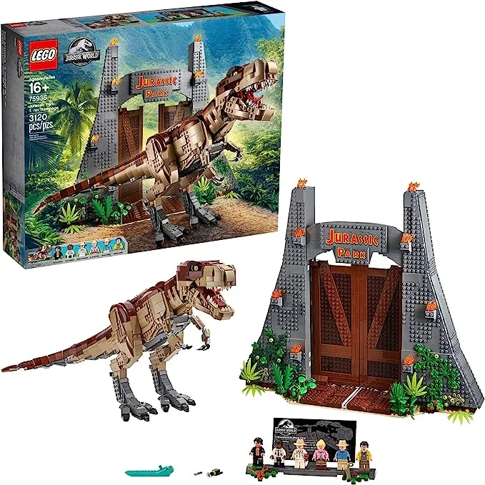 LEGO Jurassic World Jurassic Park: T. rex Rampage 75936 Kit de construcción (3120 piezas)