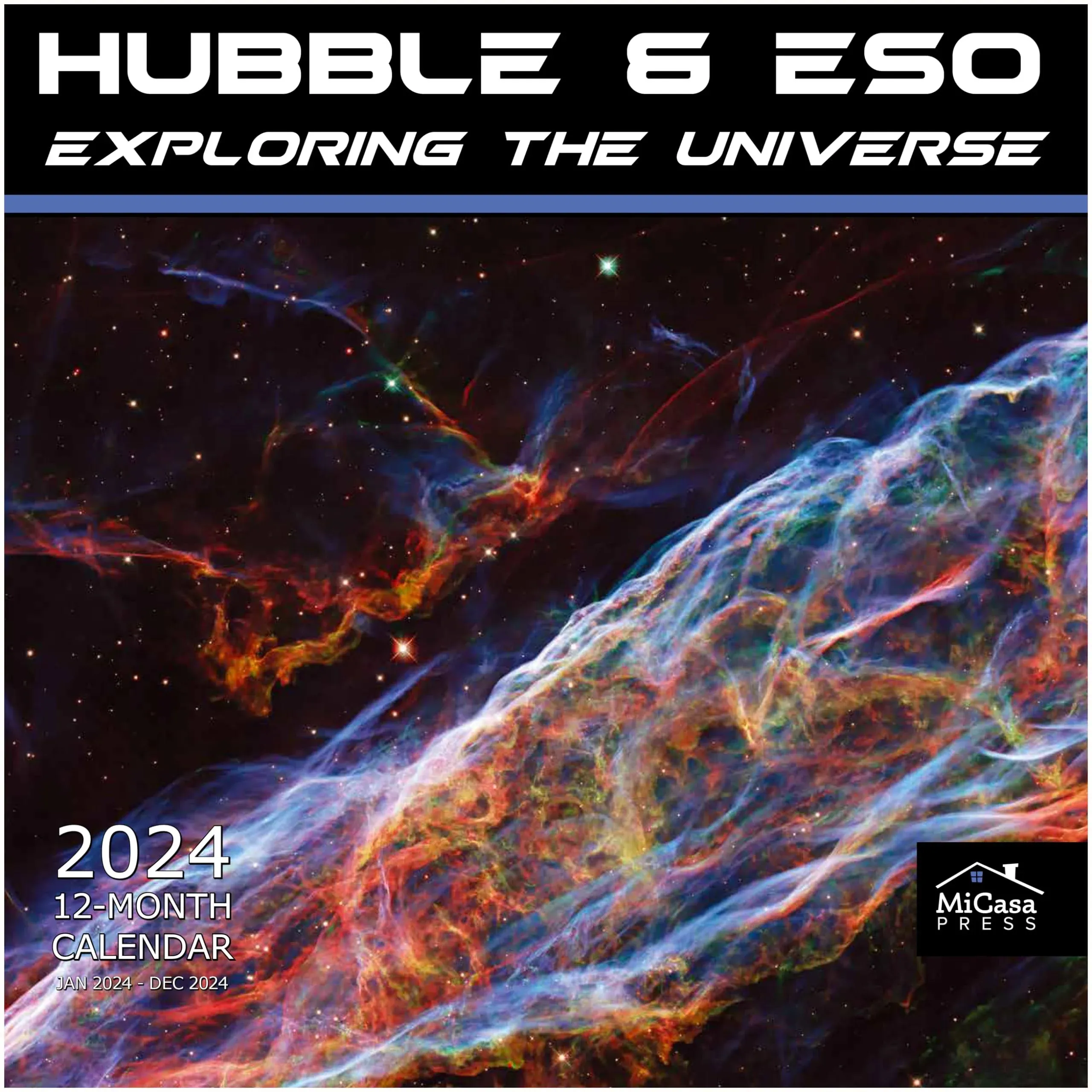 MICASA Hubble &amp; ESO - Exploring the Universe 2024 Hangable Monthly Wall... 