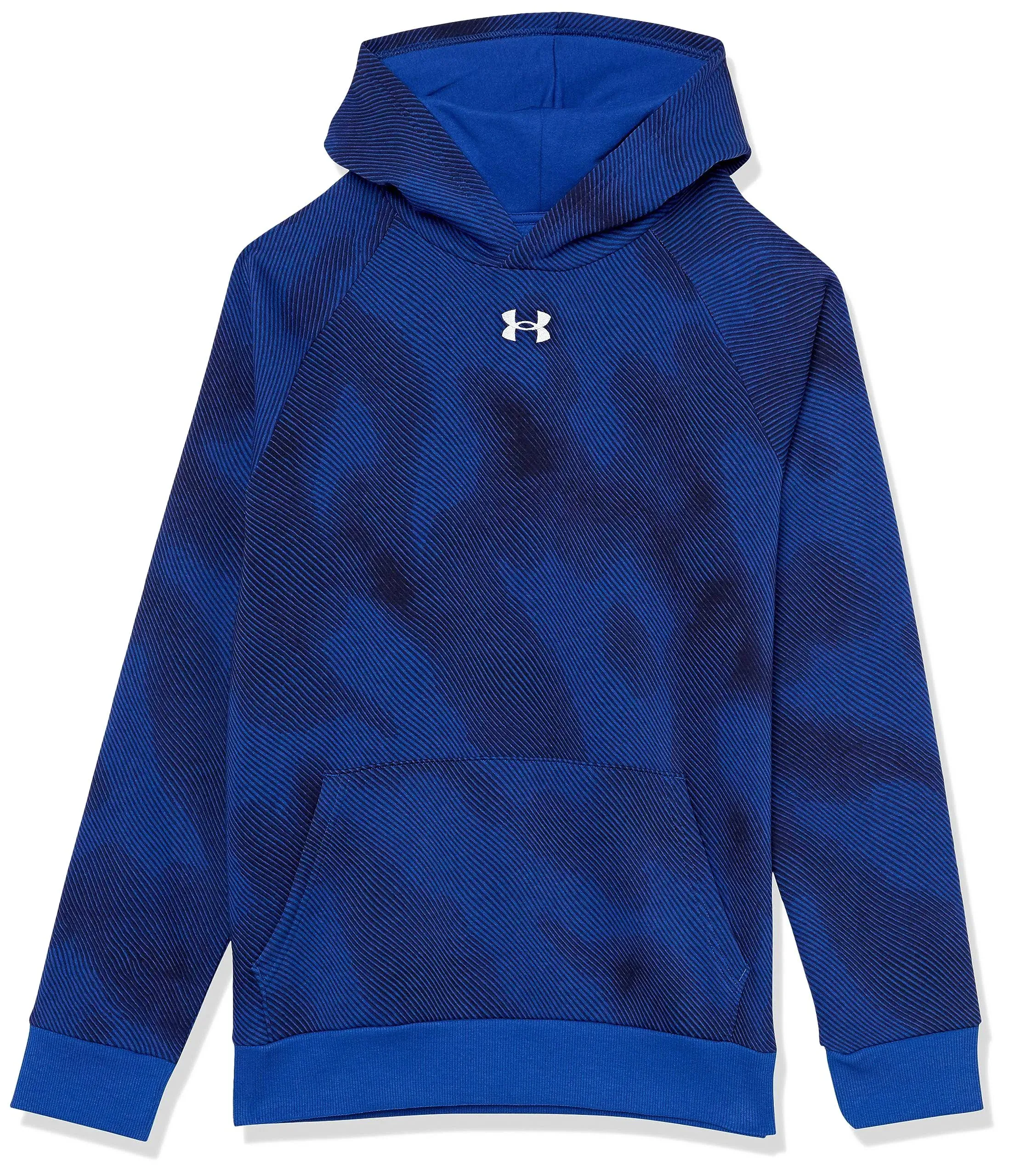 Under Armour Boys' Rival Fleece Printed Hoodie