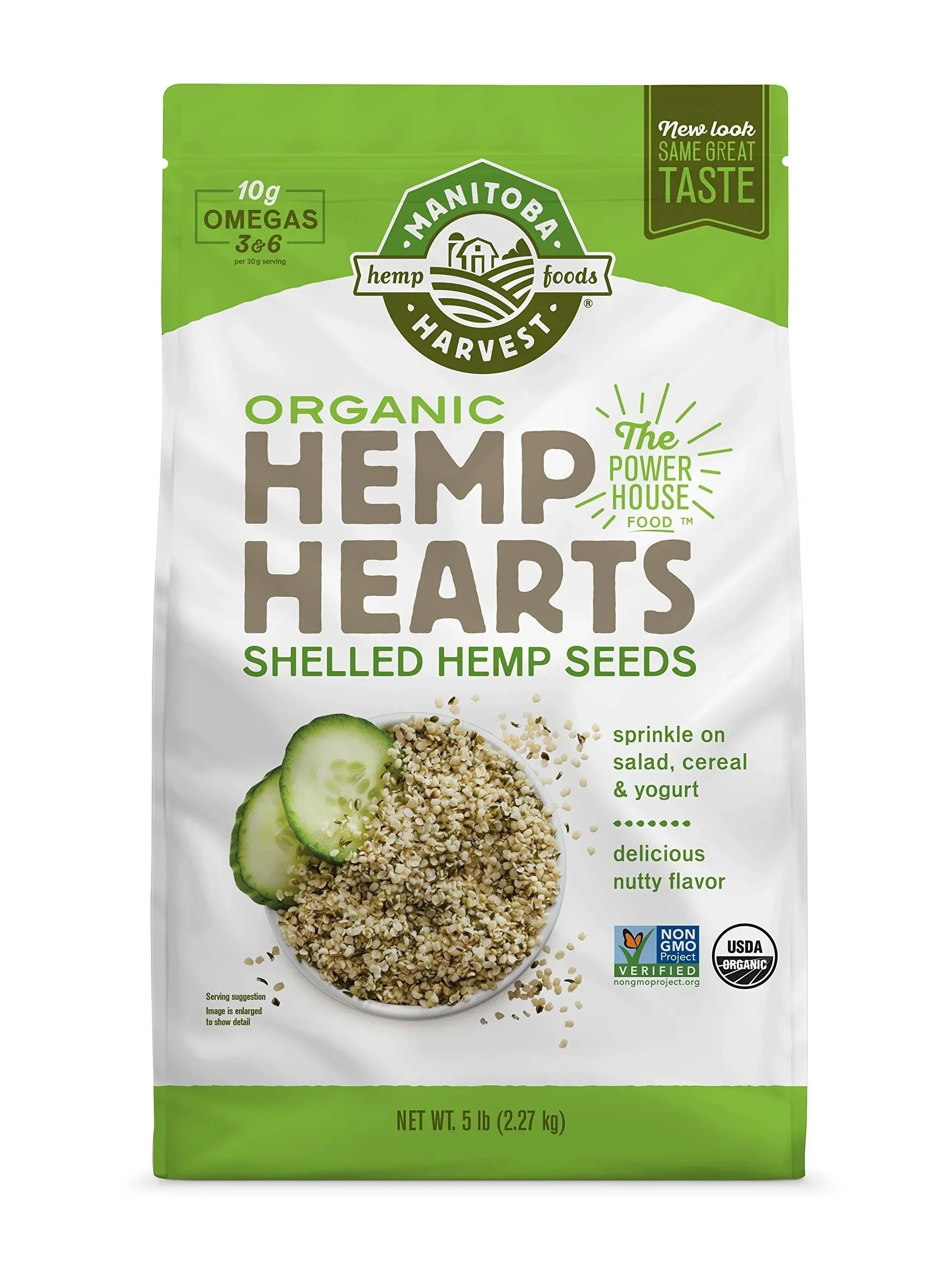 Manitoba Harvest Hemp Hearts - Organic - Shelled - 5 lb