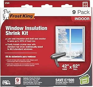 Frost King Shrink Window Kit V733H