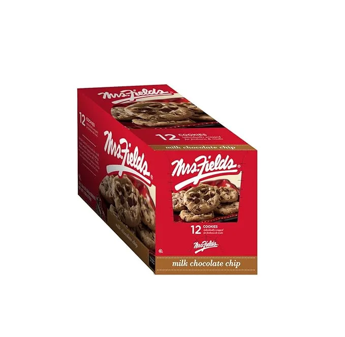 Mrs Fields Cookies Milk Chocolate Chip 12 Count