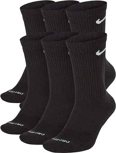 Men's Nike 6-pack Everyday Plus Cushion Crew Training Socks