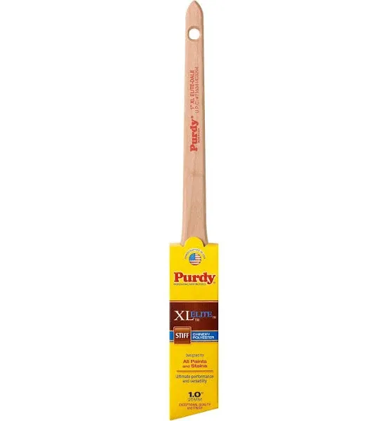 Purdy 144080510 XL Elite Series Dale Angular Trim Paint Brush, 1 inch