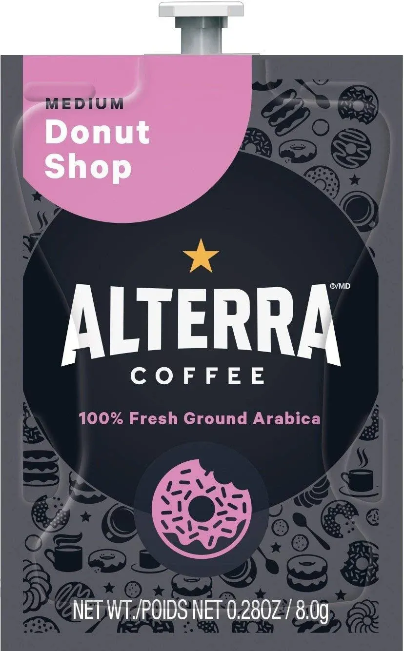 Alterra Coffee Donut Shop Blend Single Serve Freshpacks For Mars Drinks Flavia Brewer