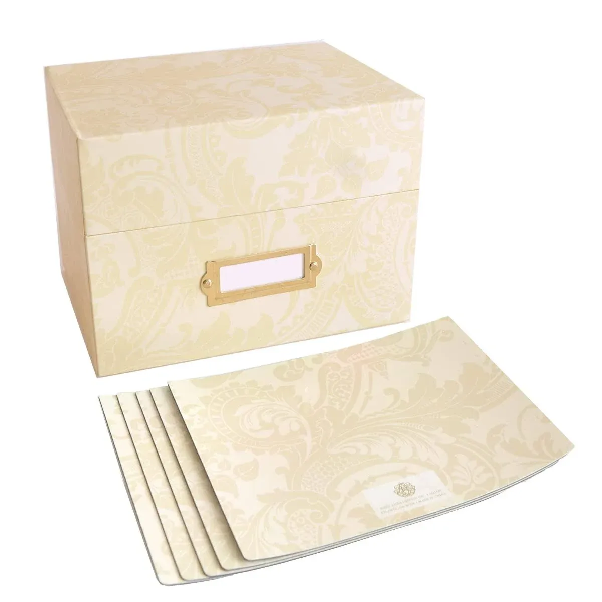 Anna Griffin - Die Storage Box - Ivory Damask