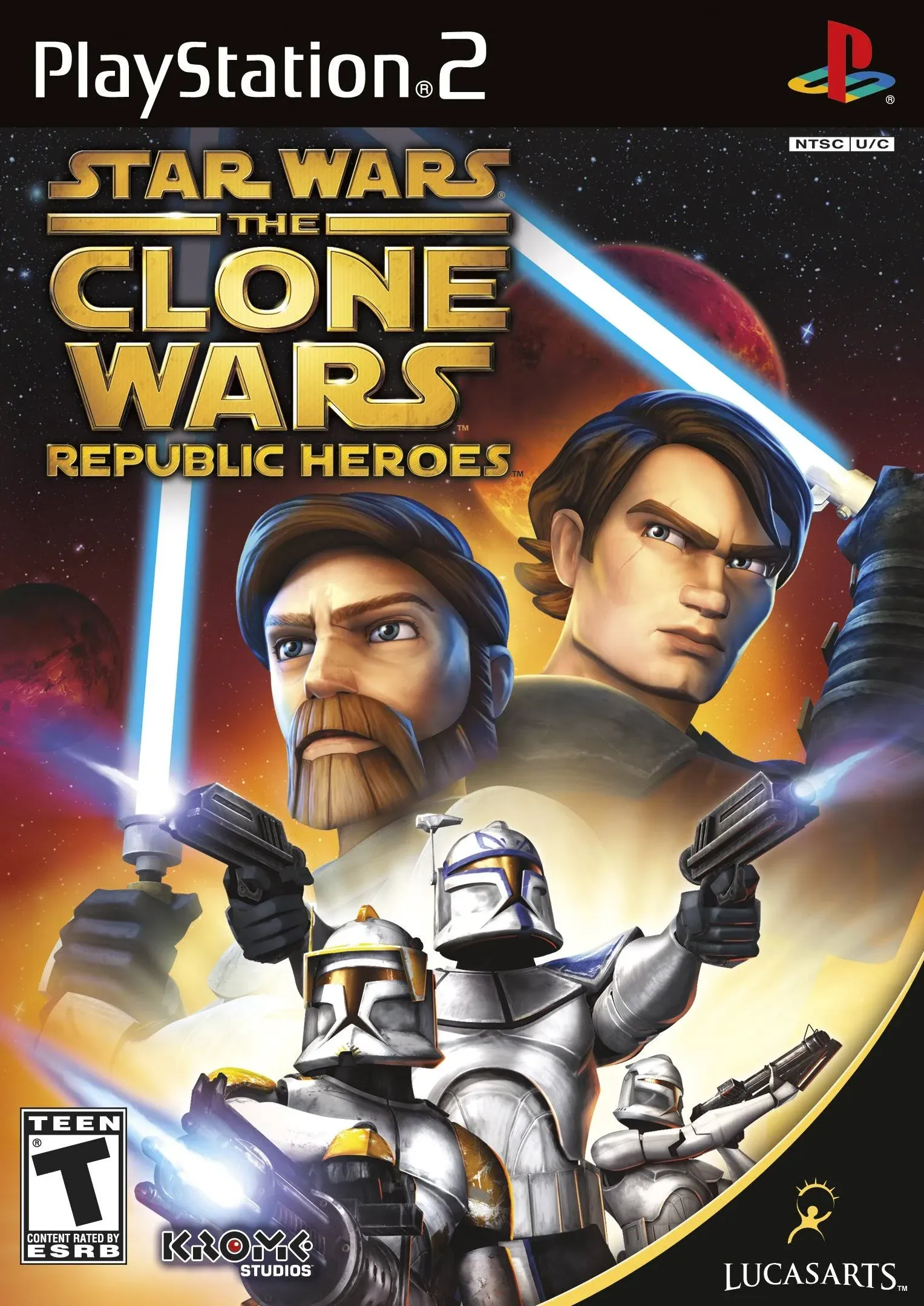 Star Wars Clone Wars Republic Heroes - PS2 Game