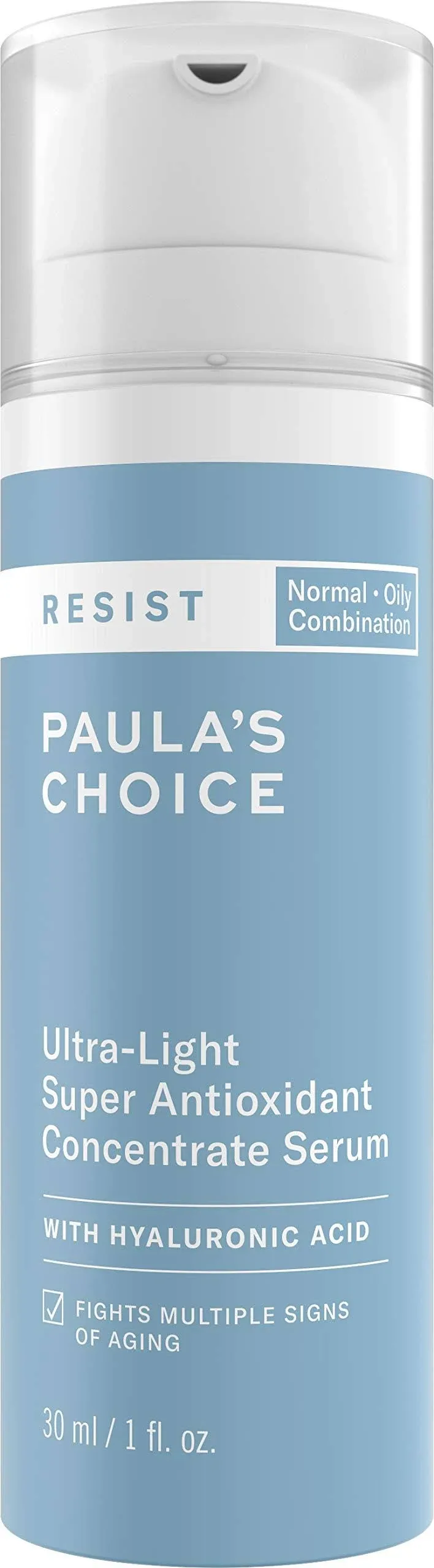 Paula's Choice RESIST Ultra-Light Antioxidant Serum with Coenzyme Q10, Niacinamide & Hyaluronic Acid, Anti-Aging Treatment for Oily Skin, 1 Ounce