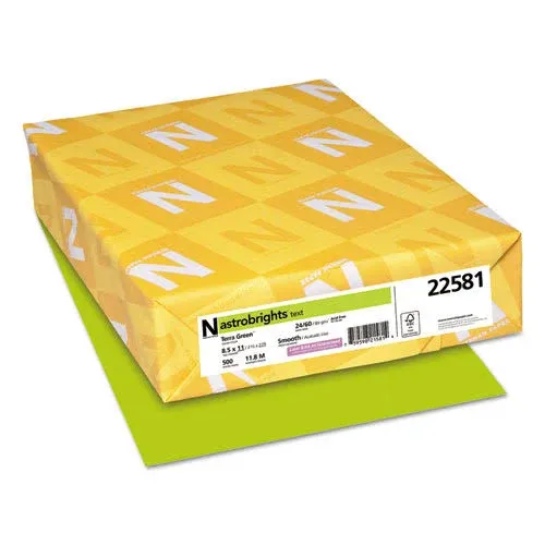 Astrobrights Color Paper, 8.5' x 11', 24 lb/89 gsm, 500 Sheets, Galaxy Gold:- Galaxy Gold