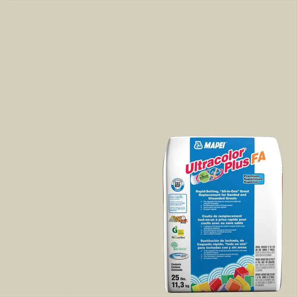 Mapei Ultracolor Plus Fa 25-lb Biscuit All-in-One Grout