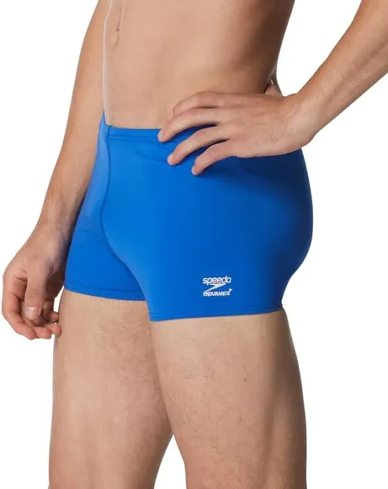 Speedo Men's Swimsuit Square Leg Endurance+ Solid