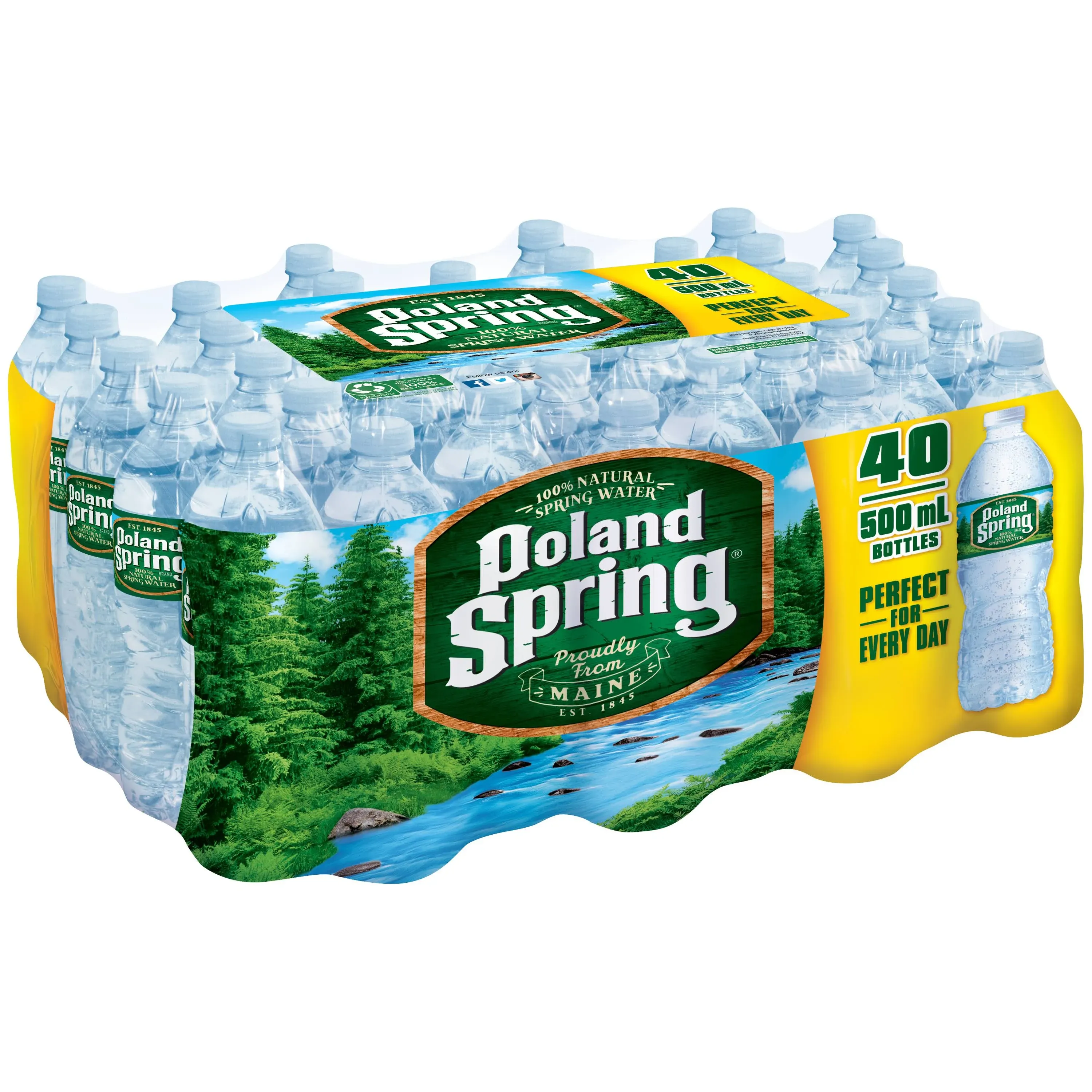 Poland Spring 100% Natural Spring Water