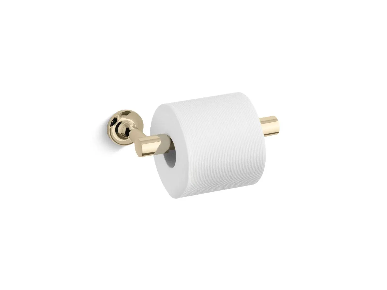 Kohler 14377 Purist Pivoting Toilet Paper Holder - Vibrant French Gold