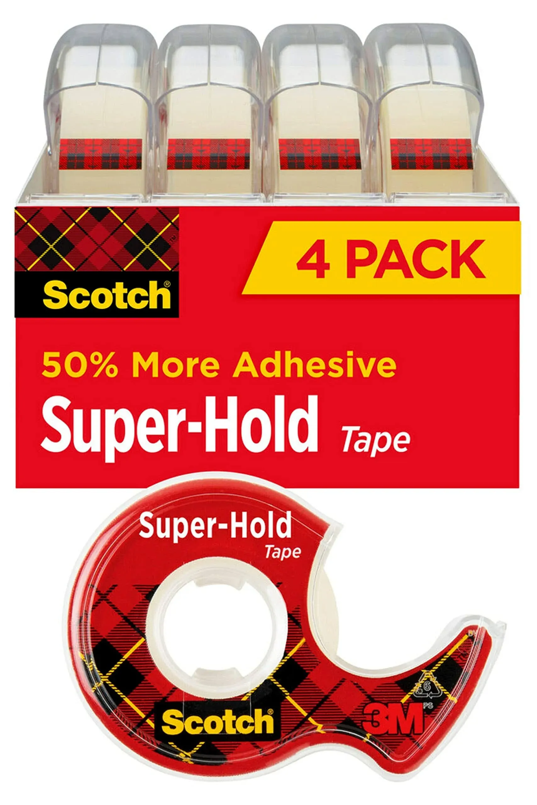 Scotch Super-Hold Tape 3/4-in x 650-in