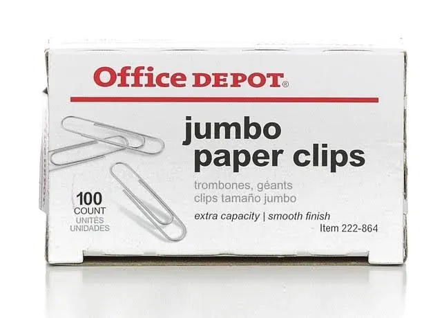 Office Depot Jumbo Paper Clips